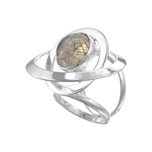 anillo de plata con piedra