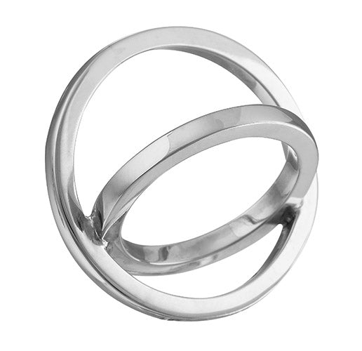 anillo de plata liso