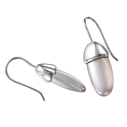 ARETES DE PLATA CON PIEDRA