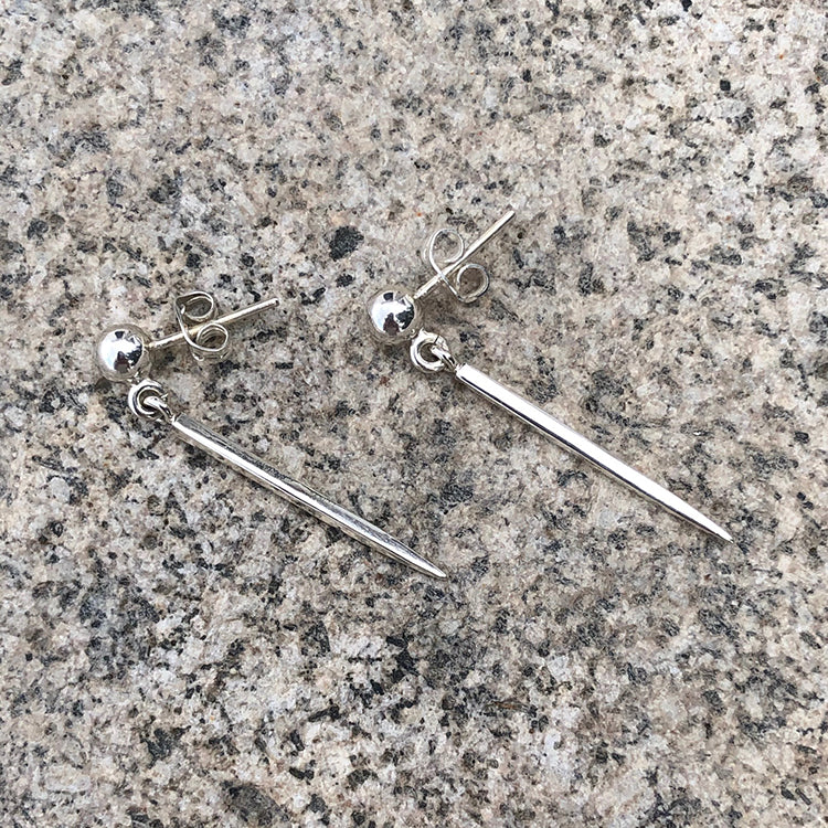 Aretes Péndulo de Plata