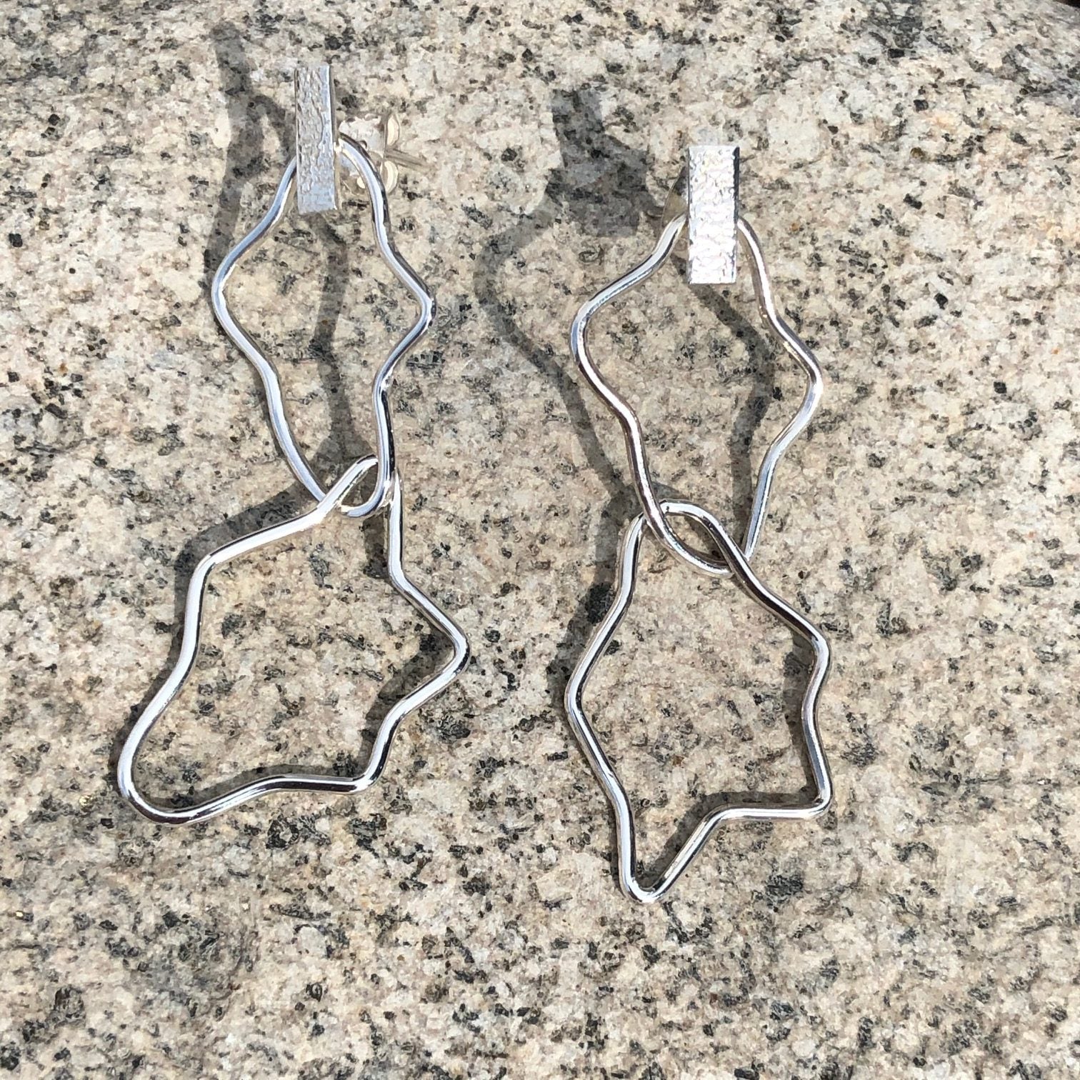 Aretes de plata .925