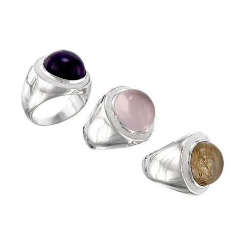 ANILLO DE PLATA CON PIEDRA