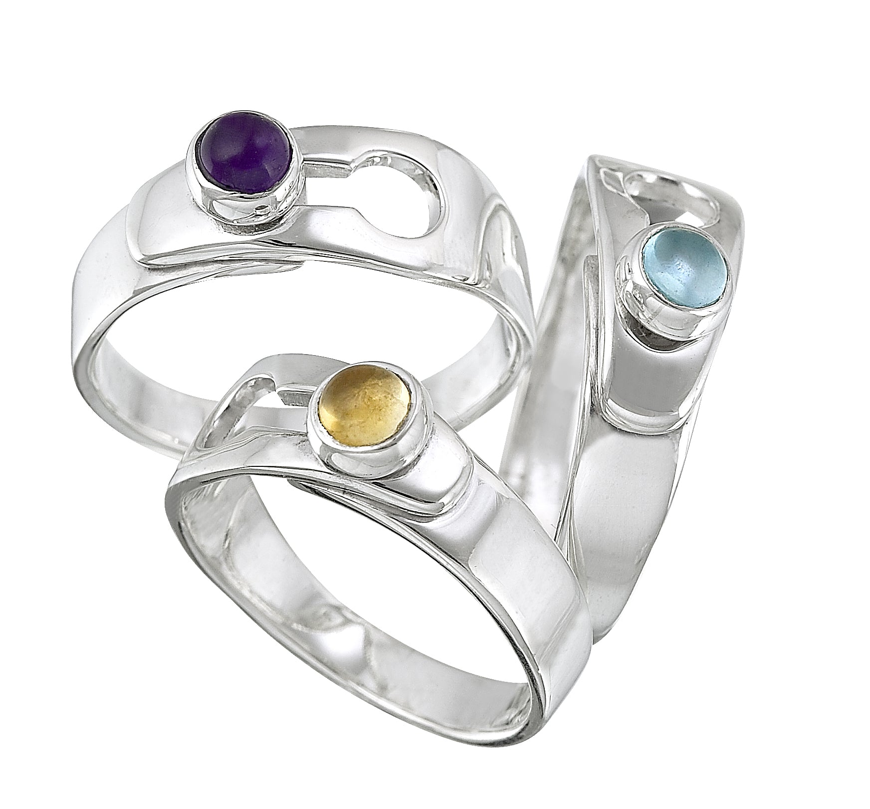 ANILLO DE PLATA CON PIEDRA