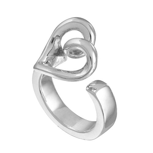 ANILLO DE PLATA CORAZON