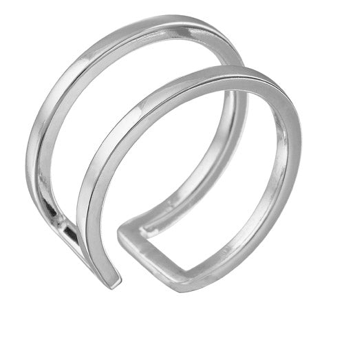 anillo de plata lisa