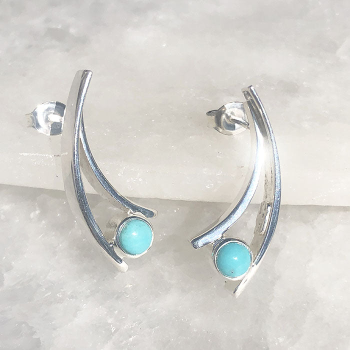Aretes de plata
