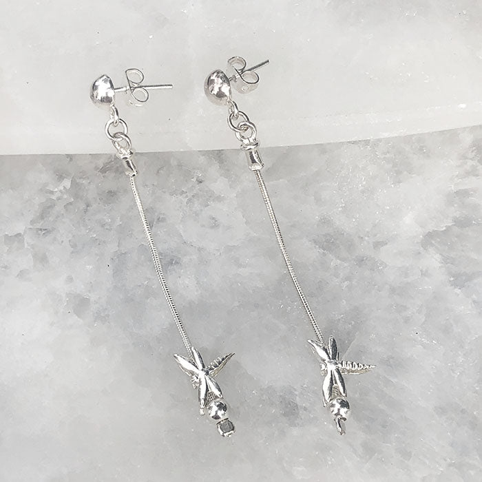 Aretes de plata