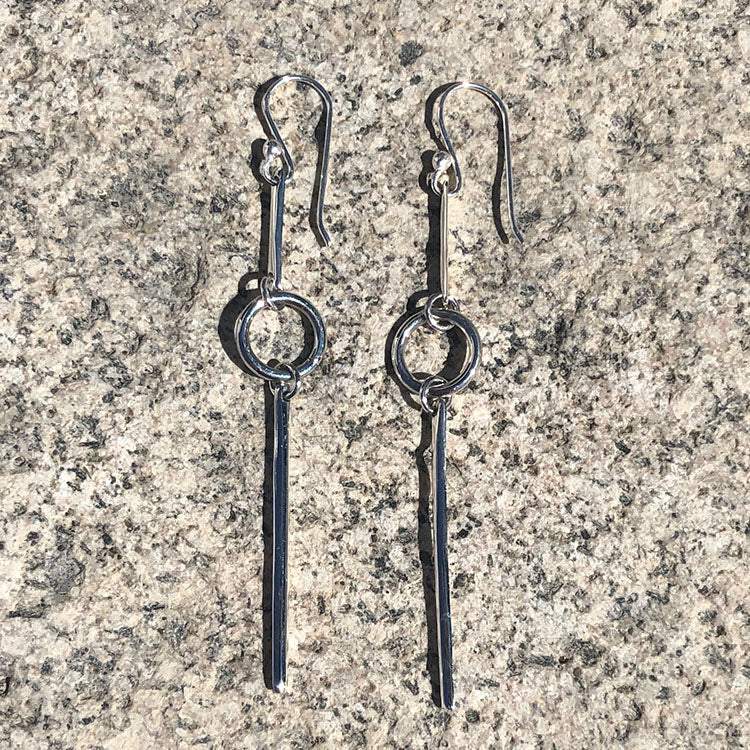 Aretes Largos con Arillo