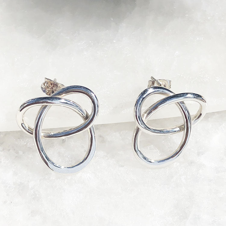 Aretes Infinito de Plata