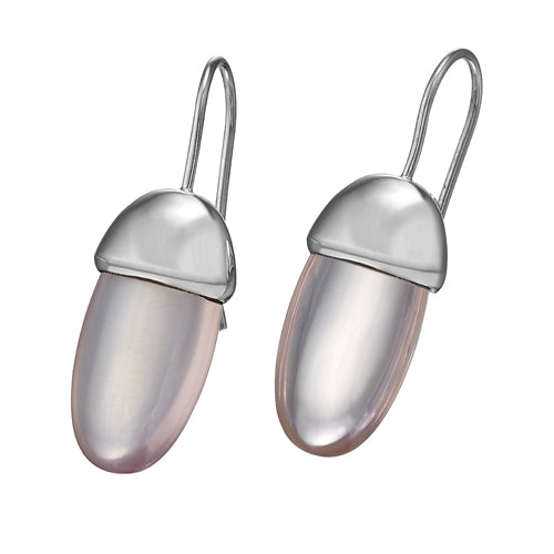 ARETES DE PLATA CON PIEDRA