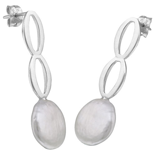 ARETES DE PLATA Y BIGUA