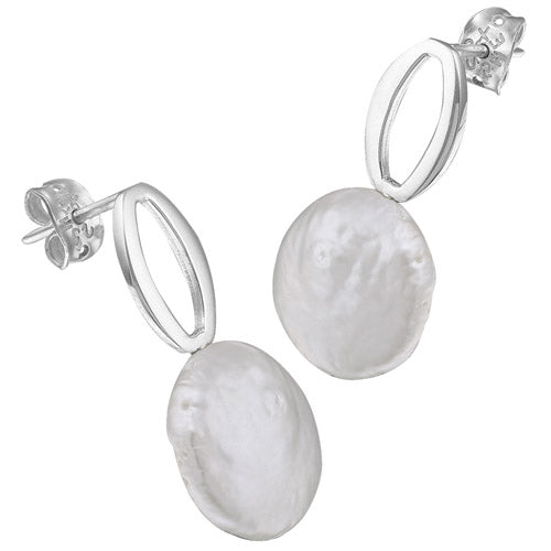 ARETES DE PLATA CON BIGUA