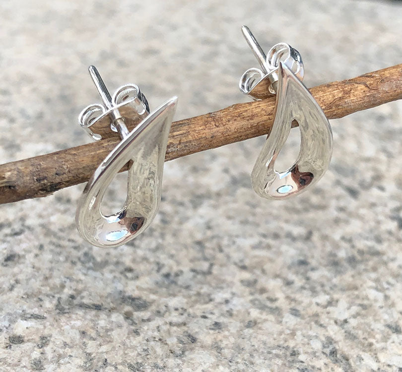 Aretes Yin y Yang de Plata