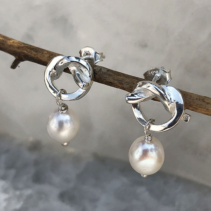Aretes de plata