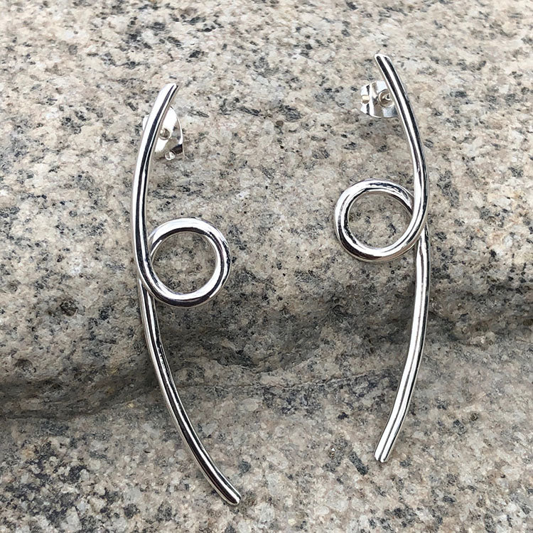 Aretes Garabato Arillo