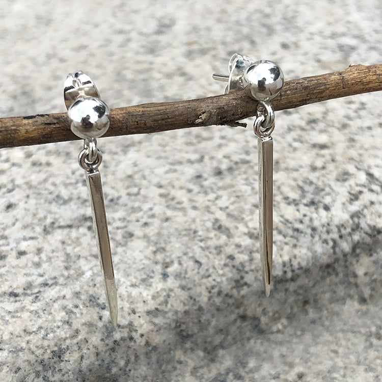 Aretes Péndulo de Plata