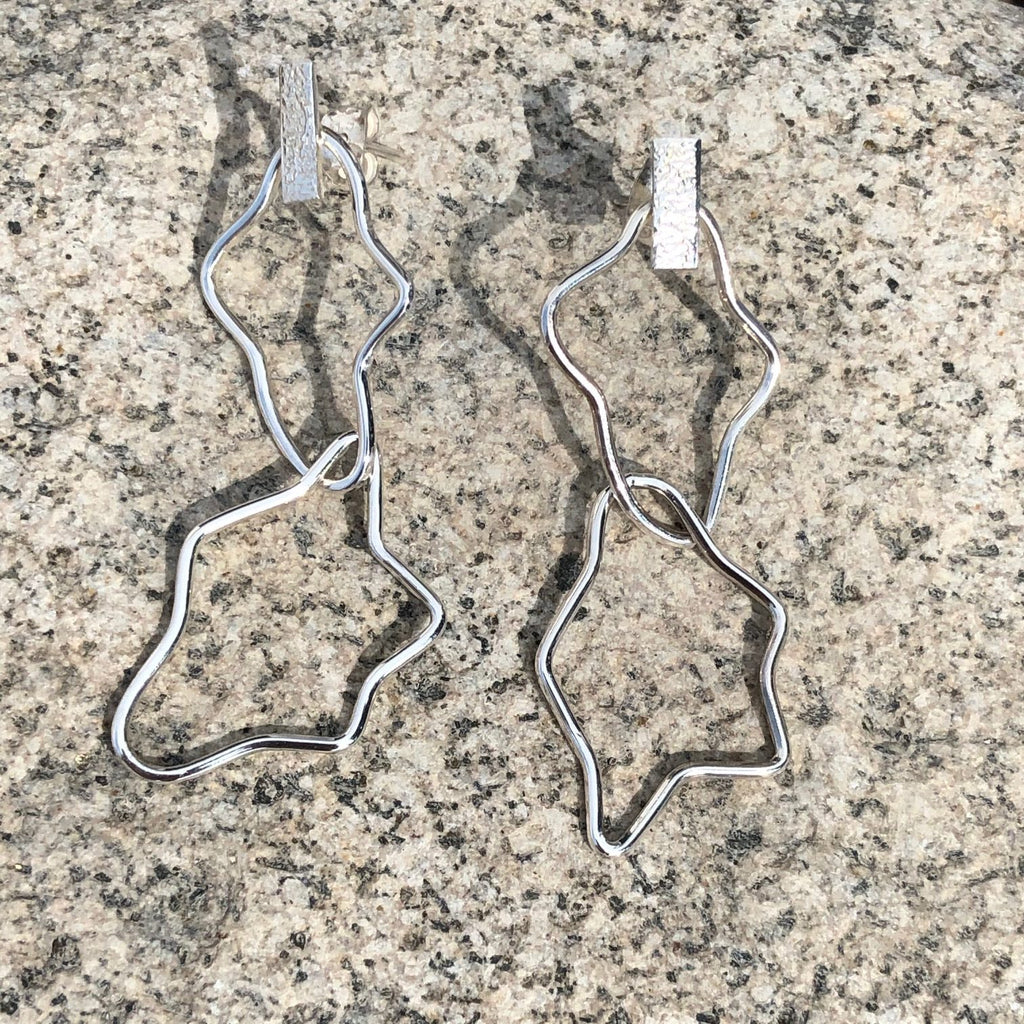 Aretes de plata .925