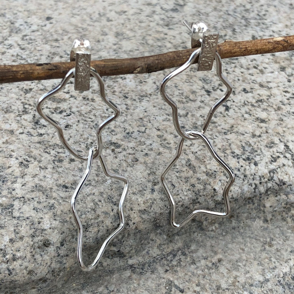 Aretes de plata .925