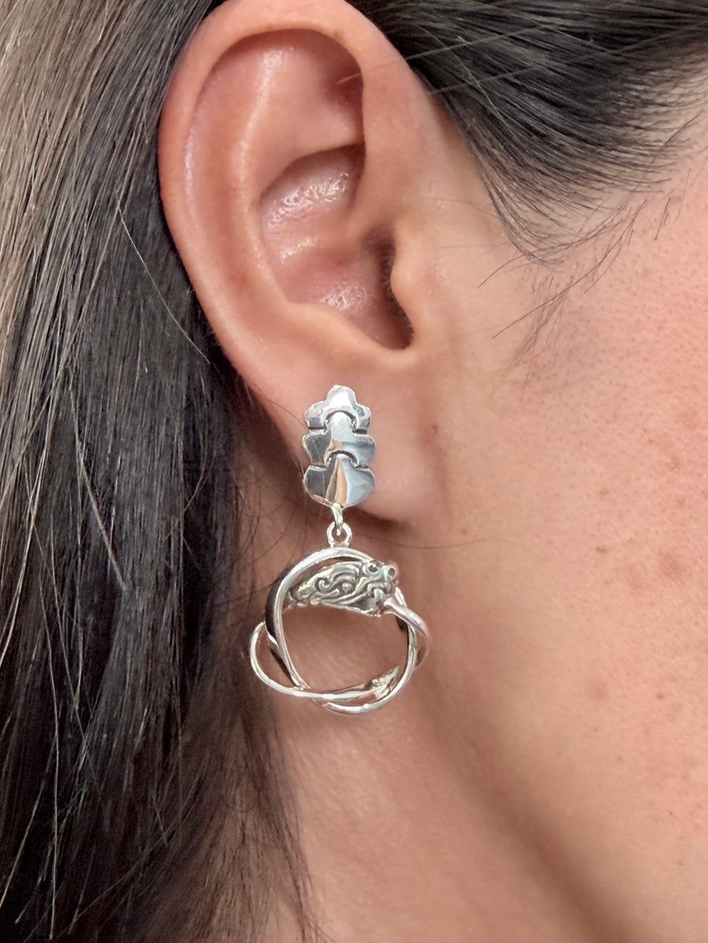 Aretes Quetzalcoatl