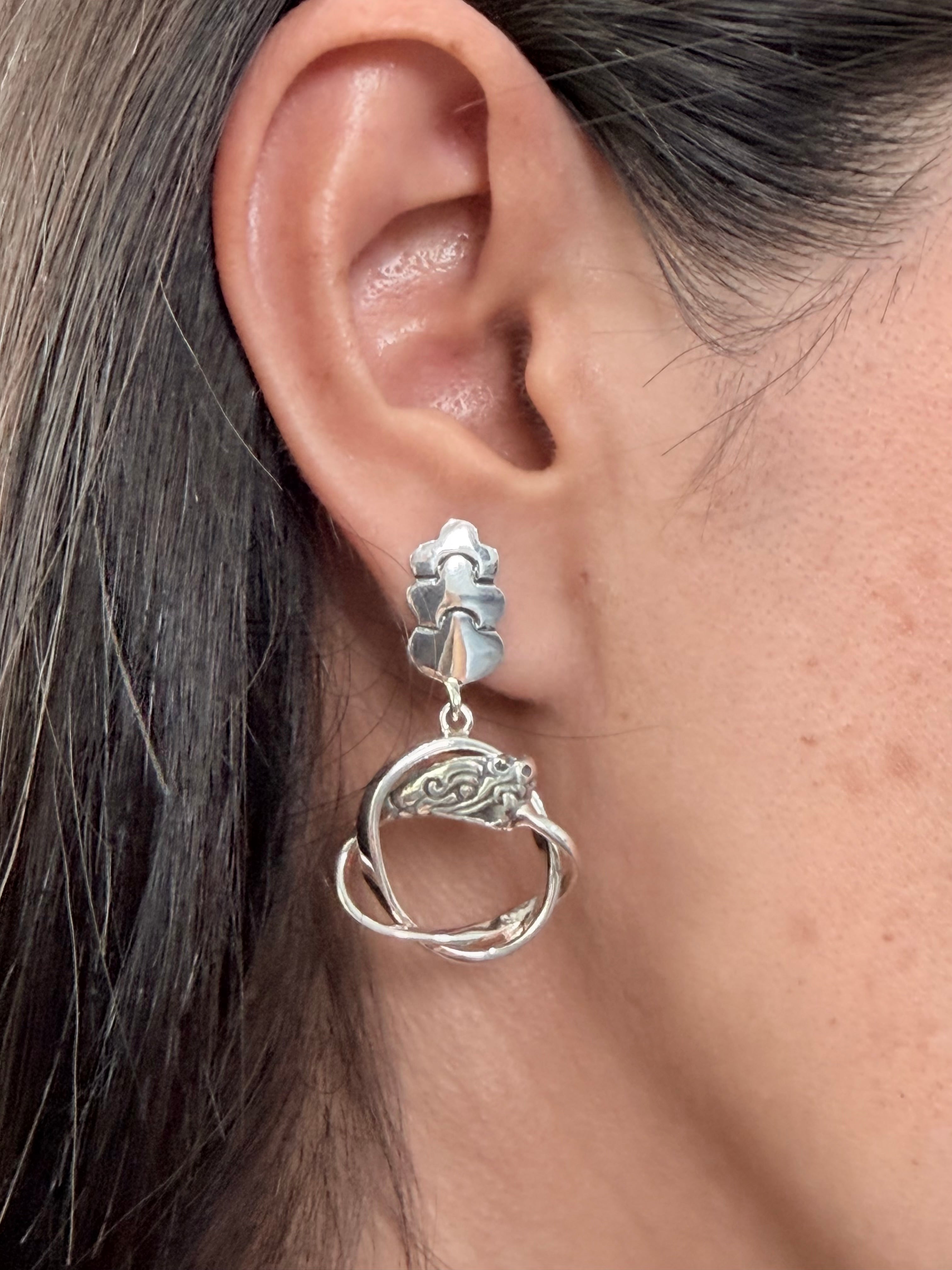 Aretes Quetzalcoatl