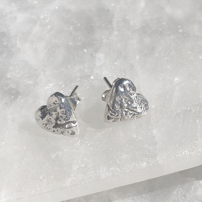 Aretes de plata