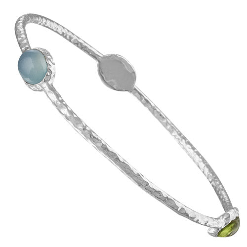 brazalete texturas con piedra