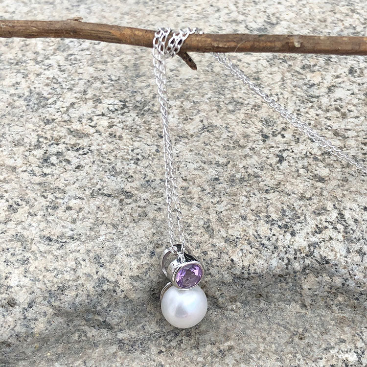 Dije Perla y Amatista