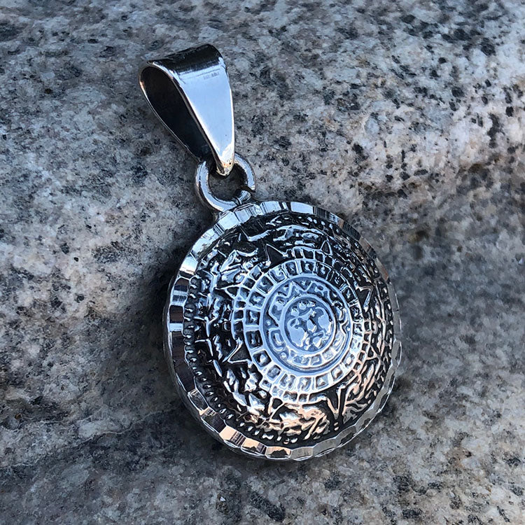 Dije Calendario Azteca Diamantado