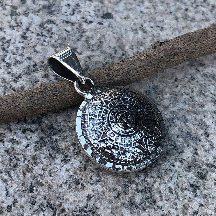 Dije Calendario Azteca Diamantado