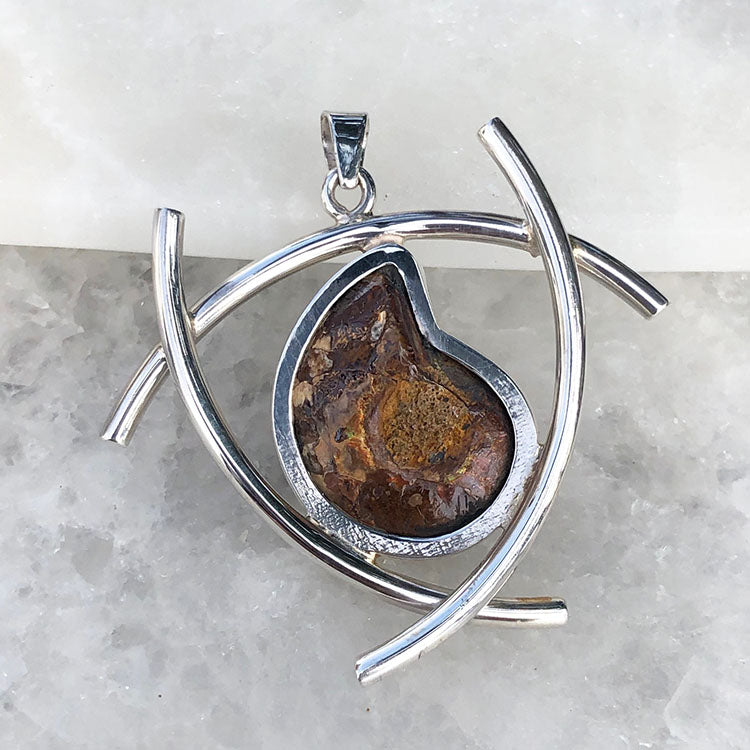 Dije Amonites de Plata