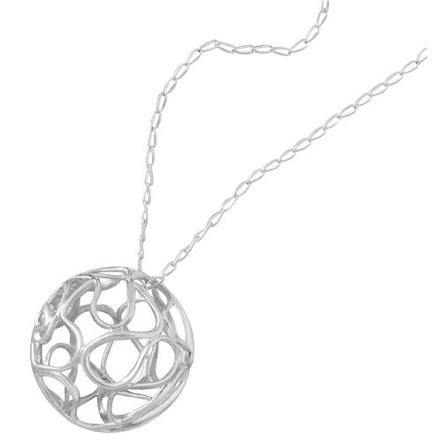 DIJE DE BOLA DE PLATA