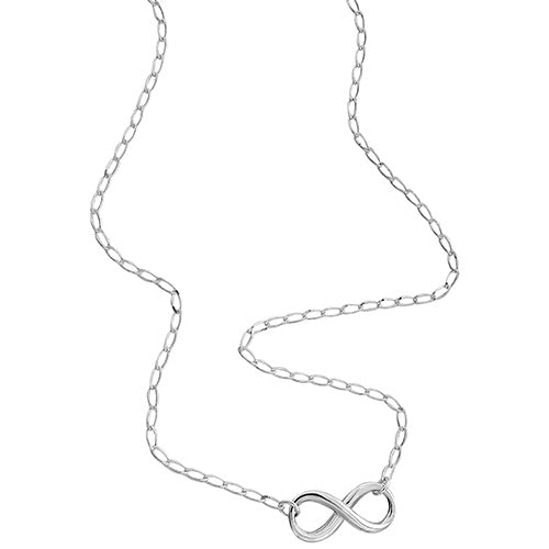 dije infinito con cadena de plata altair