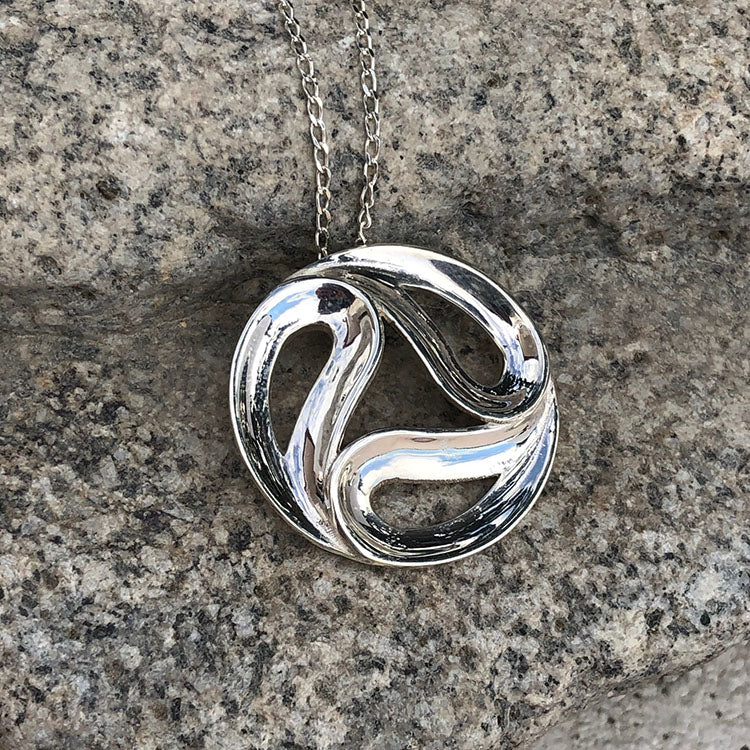 Dije Yin y Yang de Plata