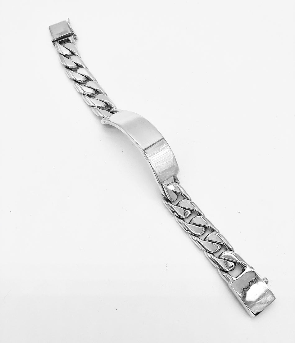 Esclava para hombre con placa