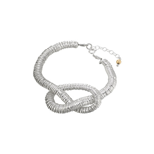 pulsera de plata de casquilla